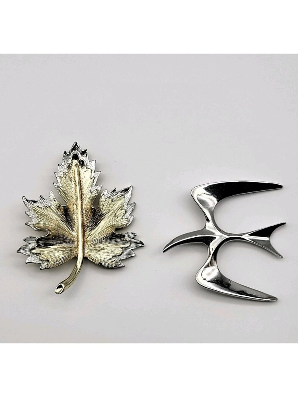 Fab Vintage Sarah Coventry Signed Brooch pin lot Bird Leaf